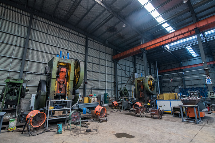 西藏网架配件-锥头加工车间